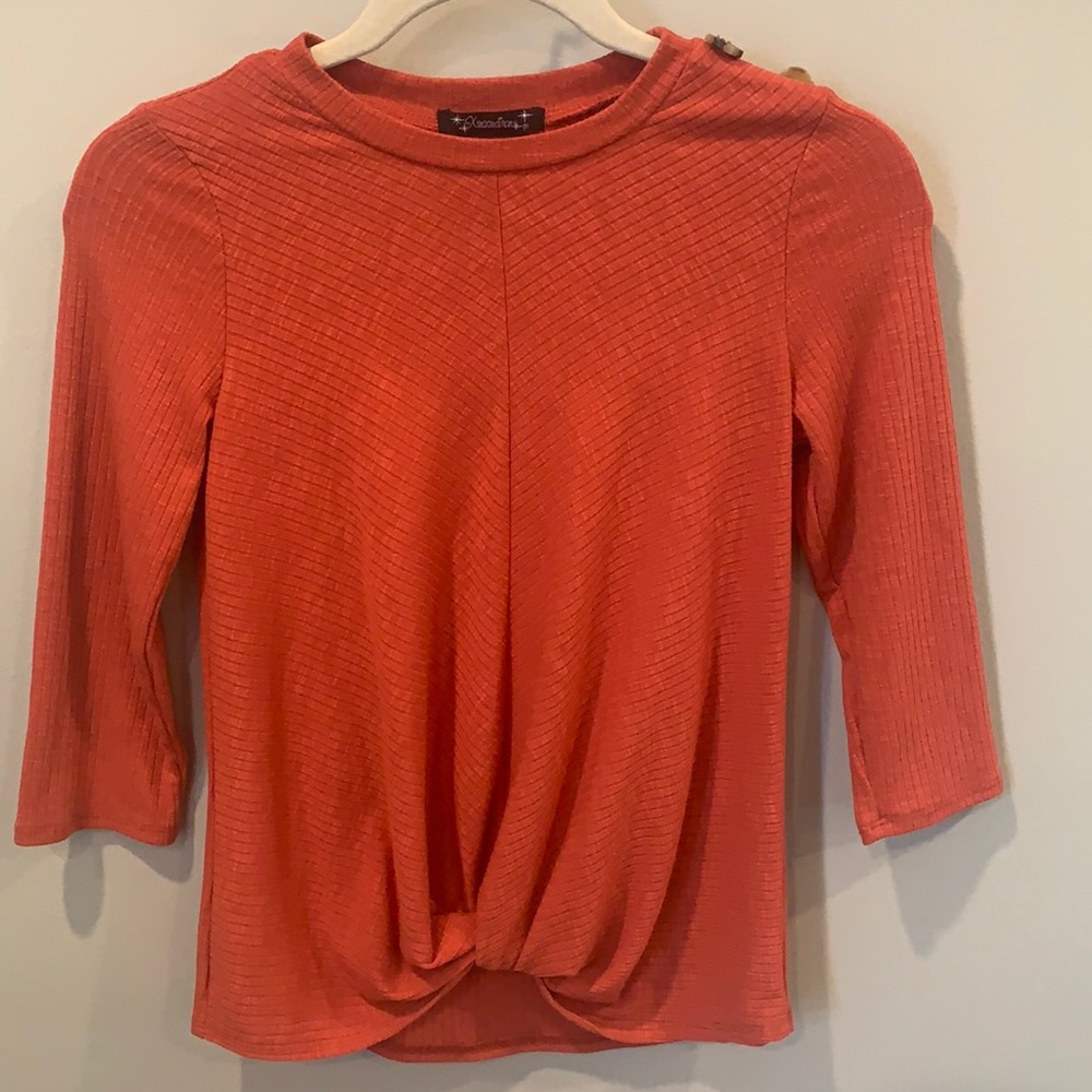 Front Twist Lightweight Top